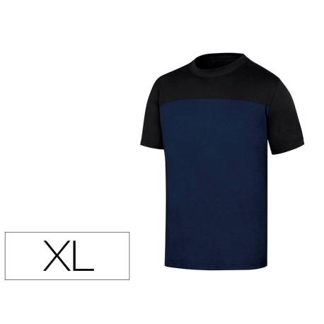 Camiseta manga corta Deltaplus de color azul talla XL