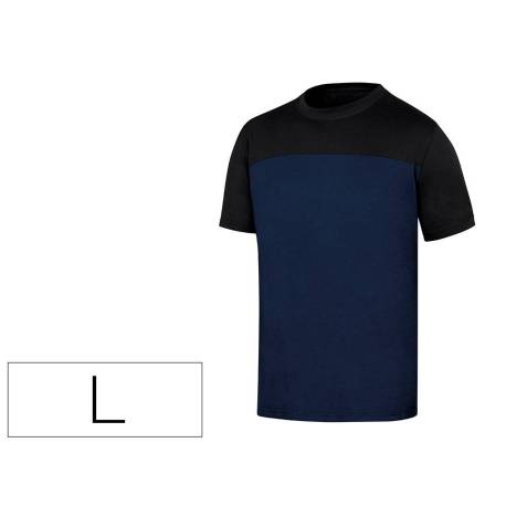 Camiseta manga corta Deltaplus color azul de talla L