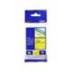 Cinta Brother TZE-651 24mm (ancho) x 8m (largo) laminada amarillo/negro