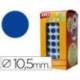 Gomets Apli circulares color azul 10,5mm