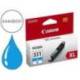 Cartucho Canon CLI-551XL Pixma cian 6444B001