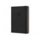 AGENDA OFICINA LIDERPAPEL 2027 ENCUADERNADA SOLID COLORS DIA PAGINA A5 BILINGUE 70G PAPEL FSC BLACK