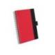 AGENDA OFICINA LIDERPAPEL 2027 ESPIRAL CORPORATE A DIA PAGINA A5 BILINGUE 70G PAPEL FSC BURGUNDY