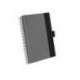 AGENDA OFICINA LIDERPAPEL 2027 ESPIRAL CORPORATE A DIA PAGINA A5 BILINGUE 70G PAPEL FSC GREY