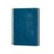 AGENDA OFICINA LIDERPAPEL 2027 ESPIRAL SYROS DIA PAGINA A5 BILINGUE 60G PAPEL FSC NAVY BLUE