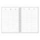 AGENDA OFICINA LIDERPAPEL 2027 ESPIRAL CLASSIC DIA PAGINA A6 BILINGUE 70G PAPEL FSC DESIGN 2