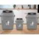 Papelera Q-Connect plastico de 58 litros