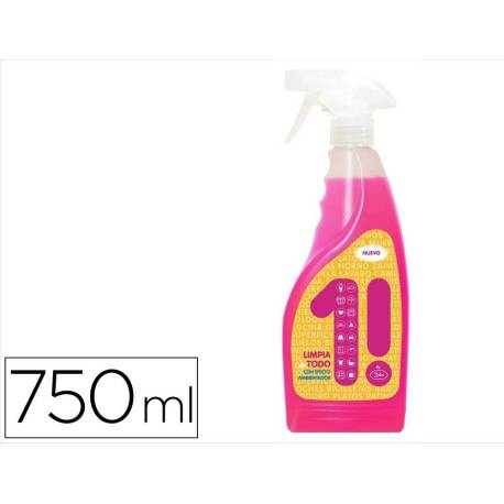 LIMPIADOR MULTIUSOS ZORKA CON PISTOLA PULVERIZADORA 750 ML