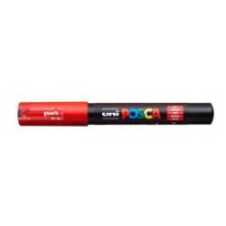 ROTULADOR UNI POSCA 0,7 MM PC-1M ROJO