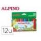 Lapices cera semiblanda Alpino DacsTrix 12 unidades