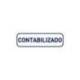 Sello entintado marca Printy con texto Contabilizado