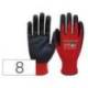 GUANTES DE NITRILO SAFETOP FIT-O-LITE DOTS PUNTOS EN LA PALMA TALLA 8