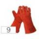 GUANTES DE SOLDADOR SAFETOP ESSEN 35 CM COLOR ROJO TALLA 9