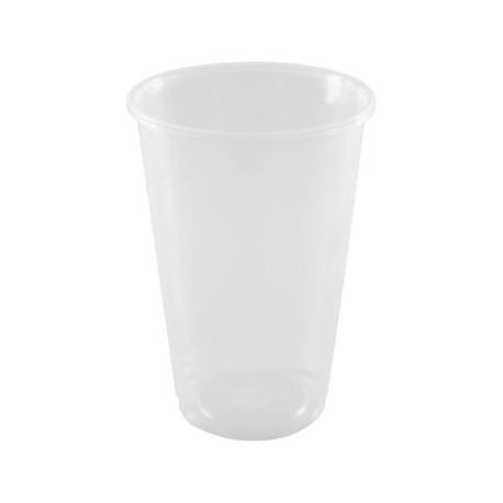 VASO DE PLASTICO REUTILIZABLE TRANSPARENTE 550 ML PAQUETE DE 10 UNIDADES