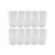 VASO DE PLASTICO REUTILIZABLE TRANSPARENTE 550 ML PAQUETE DE 10 UNIDADES