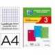 LIBRETA ESCOLAR OXFORD TAPA BLANDA DIN A4 48 HOJAS CUADRO 4 MM PACK DE 3 UNIDADES COLORES SURTIDOS