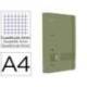 CARPETA 4 ANILLAS OXFORD EUROPEANBINDER LIVE&GO TAPA POLIFOAM DIN A4 + RECAMBIO 120 HOJAS CUADRO 5 MM VERDE