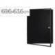 VITRINA DE ANUNCIOS BI-OFFICE NEW GEN MAGNETICA ACERO LACADO 6XA4 PARA INTERIOR COLOR NEGRO 696X636X36 MM