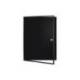 VITRINA DE ANUNCIOS BI-OFFICE NEW GEN MAGNETICA ACERO LACADO 6XA4 PARA INTERIOR COLOR NEGRO 696X636X36 MM