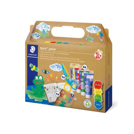 SET DE DIBUJO STAEDTLER NORIS JUNIOR MIXTO PINTURA DEDOS ACTIVIDADES INFANTILES 6 PIEZAS