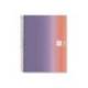 CUADERNO ESPIRAL MIQUELRIUS DIN A4 80 HOJAS 90 GR CUADRO 5 MM TAPA FORRADA AURORA PROVENCE