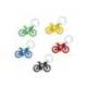 LLAVERO BICICLETA ACRILICO RECICLADO PACK DE 5 UNIDADES COLORES SURTIDOS