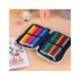 PLUMIER ESCOLAR MILAN 430 SINCE 1918 DOBLE CON ACCESORIOS COLOR VERDE 195X50X130 MM