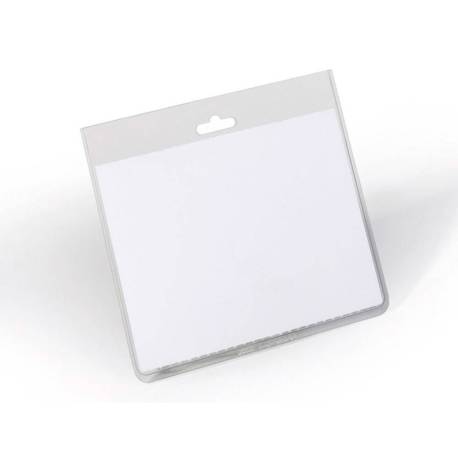 IDENTIFICADOR DURABLE PVC CON PERFORACION PARA CLIP 60X90 MM
