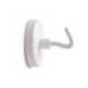 IMAN MAUL DE POTENCIA CON GANCHO 36 CM DIAMETRO PESO MAX. 6 KG COLOR BLANCO PACK DE 5 UNIDADES