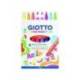 ROTULADOR GIOTTO TURBO MAXI FLUO CAJA DE 8 UNIDADES COLORES SURTIDOS