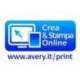 ETIQUETA COLGANTE AVERY BLANCA 90X50 MM IMPRIMIBLE DOBLE CARA CARTON 220 GR PACK DE 100 UNIDADES