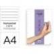RECAMBIO CUADERNO CARCHIVO INGENIOX A4 50 HOJAS HORIZONTAL