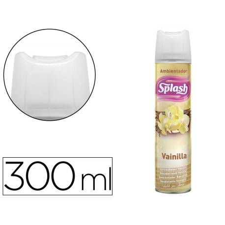 AMBIENTADOR SPRAY SPLASH AROMA VAINILLA BOTE DE 300 ML