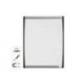 PIZARRA BLANCA NOBO MAGNETICA MARCO ARQUEADO 355X280 MM