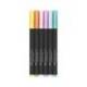 ROTULADOR FABER CASTELL EDICION BLACK PUNTA DE PINCEL PASTEL CAJA DE 6 UNIDADES COLORES SURTIDOS