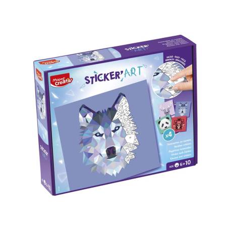 JUEGO MAPED CREATIVO STICKER'ART PEGATINAS AL NUMERO