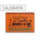 CUADERNO RUBIO LETTERING CALIGRAFIA PRACTICA CURIOOS PASO A PASO ENCUADERNACION ESPIRAL TAPA DURA 212 PAGINAS