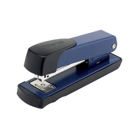 GRAPADORA REXEL METEOR METALICA CAPACIDAD DE GRAPADO 20 HOJAS USA GRAPAS 24/6 Y 26/6 COLOR AZUL
