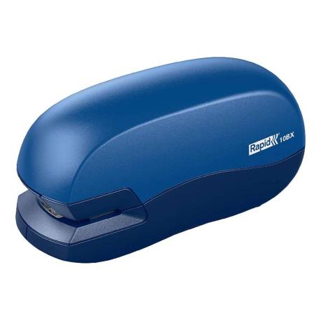 GRAPADORA RAPID CONTACTLESS 10BX PLASTICO CAPACIDAD DE GRAPADO 10 HOJAS USA GRAPAS 24/6 Y 26/6 COLOR AZUL