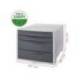 FICHERO CAJONES DE SOBREMESA ESSELTE COLOUR BREEZE PLASTICO 4 CAJONES COLOR LAVANDA