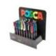 ROTULADOR UNI-BALL POSCA PC3M PINTURA BASE AL AGUA 0,9-1,3 MM EXPOSITOR 36 UNIDADES COLORES SURTIDOS