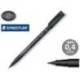 ROTULADOR STAEDTLER LUMOCOLOR RETROPROYECCION PUNTA DE FIBRAPERMANENTE 313-9 NEGRO PUNTA SUPER FINA REDONDA 0.4 MM