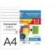 CUADERNO ESPIRAL OXFORD TAPA EXTRADURA FOLIO 80 HOJAS 90 GR RAYADO HORIZONTAL COLORES VIVOS PACK DE 4+1 UNIDADES
