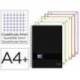 CUADERNO ESPIRAL OXFORD EUROPEANBOOK 5 TAPA PLASTICO DIN A4+ 120 HOJAS CUADRO 5 MM COLOR NEGRO