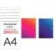 CUADERNO ESPIRAL OXFORD EUROPEANBOOK 5 TAPA EXTRADURA DIN A4+ 120 HOJAS HORIZONTAL KANGOO GRADIENT