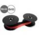 CINTA MAQUINA CASIO RB-02 GRUPO 51 NYLON NEGRO/ROJO PARA CALCULADORAS FR-620TEC / FR-620RE / DR-420TEC /