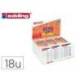 ROTULADOR EDDING PUNTA FIBRA 1200 GOOD VIBES EXPOSITOR CON 18 CAJAS DE 6 COLORES SURTIDOS