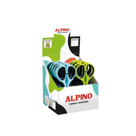 TIJERA ESCOLAR ALPINO COLORFULL 130 MM