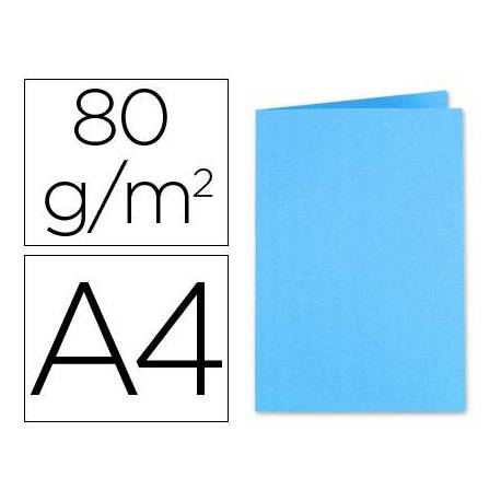 Subcarpeta Exacompta din A4 80 g/m2 color azul turquesa