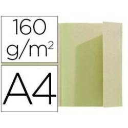 Subcarpeta Exacompta nature future din A4 verde 160 g/m2 con solapa interior